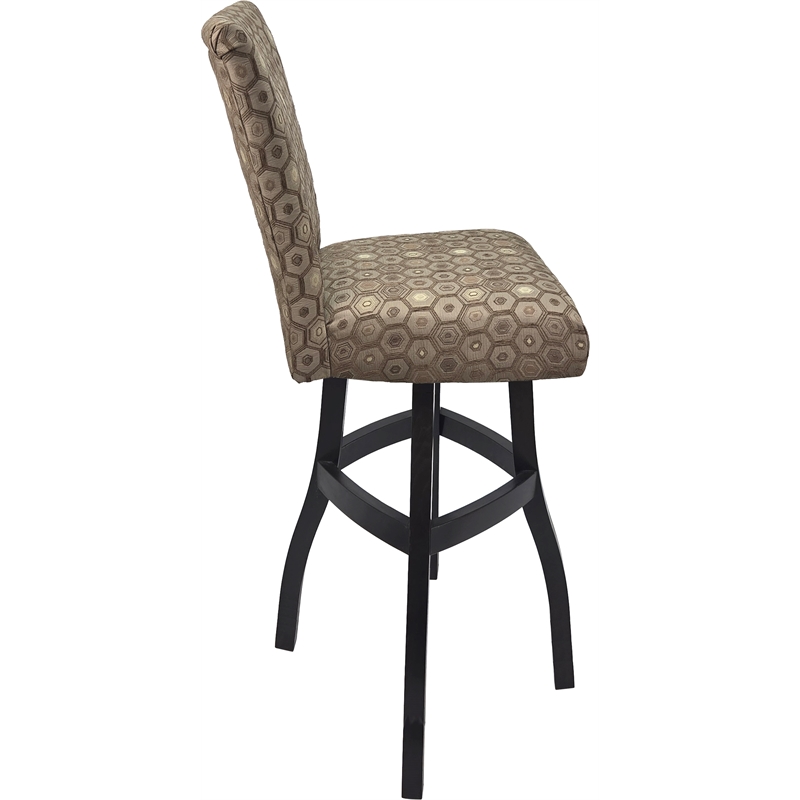 Extra Tall Swivel Wood Stool 34