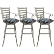 Set of 3 Outdoor Indoor Counter Stool 26