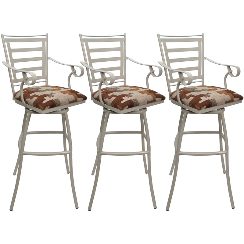 Set of 3 Outdoor Indoor Bar Stool 30