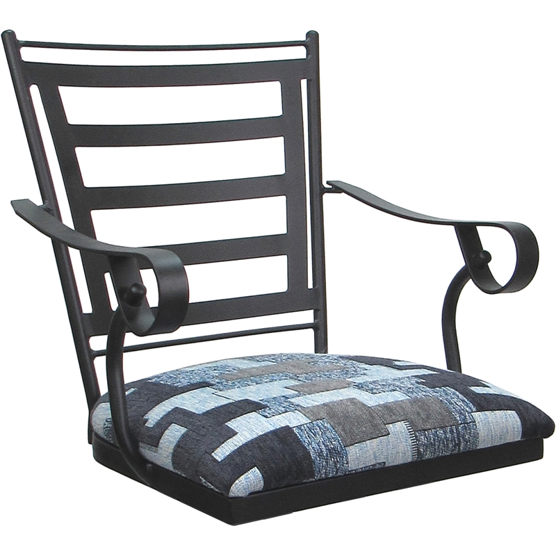 Set of 3 Outdoor Indoor Extra Tall Stool - Jenna Arms - Craftsman Flint - Gray