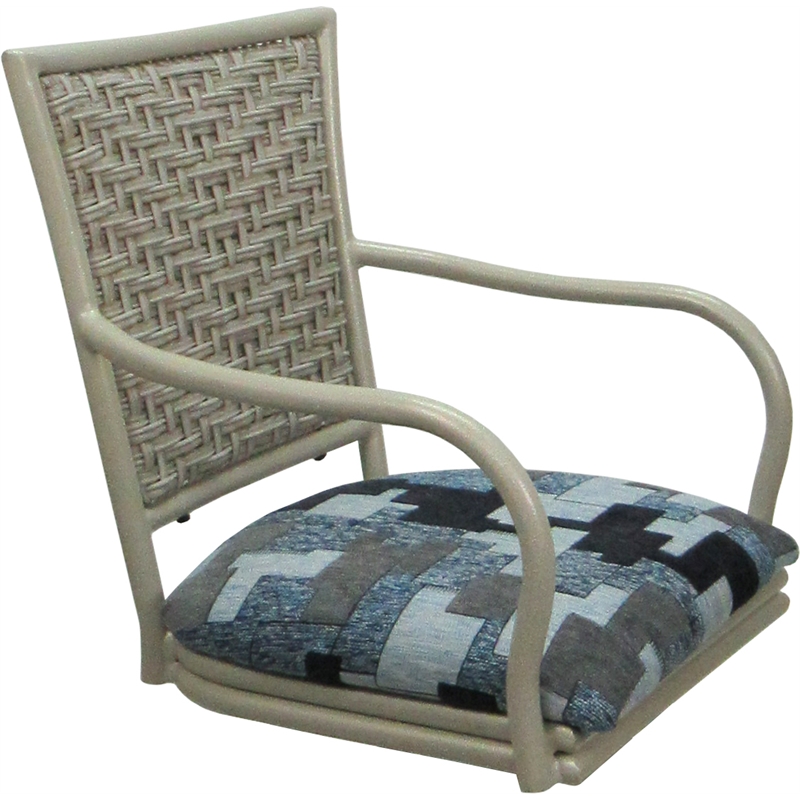 Set of 3 Outdoor Indoor Counter Stools - Erin - Craftsman Flint Fabric - Beige