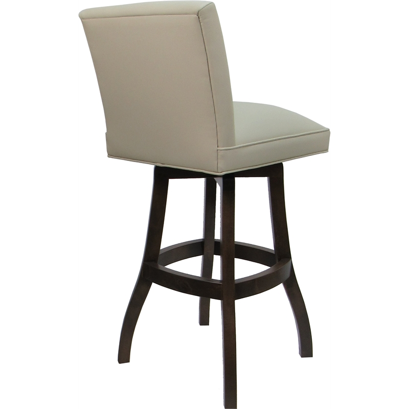 Set of 3 Swivel Wood Counter Stools 26