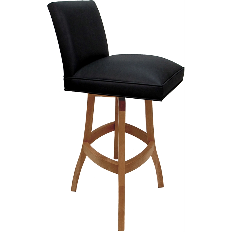 Set of 3 Swivel Wood Counter Stools 26