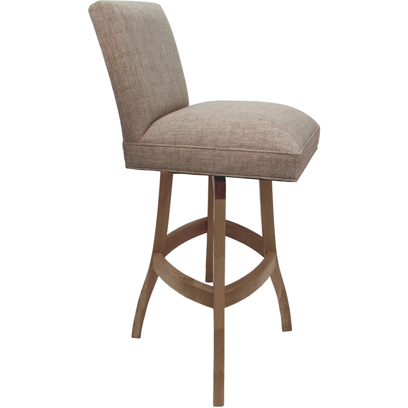 Set of 3 Swivel Wood Counter Stools 26