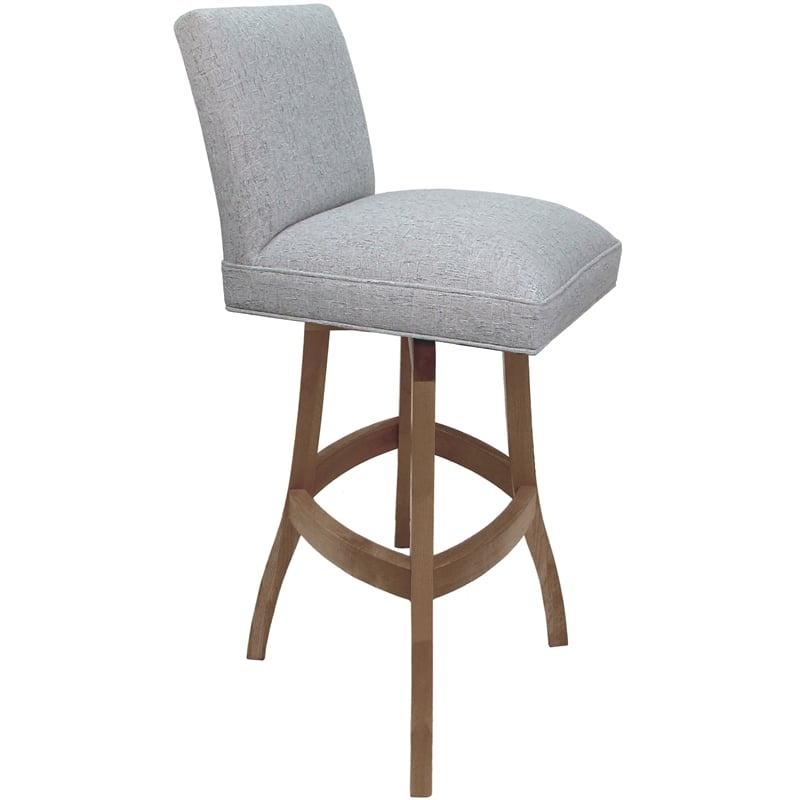Set of 3 Swivel Wood Counter Stools 26