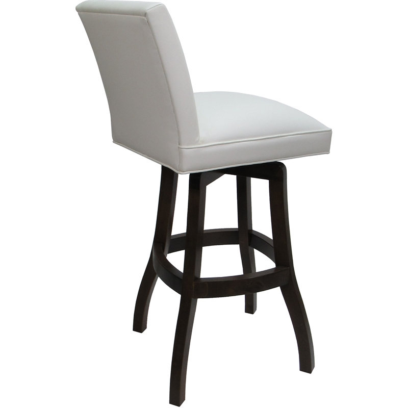 Set of 3 Swivel Wood Counter Stools 26