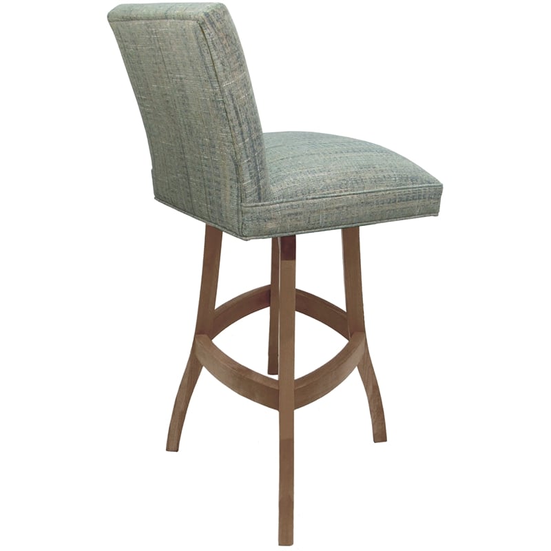 Set of 3 Swivel Wood Counter Stools 26