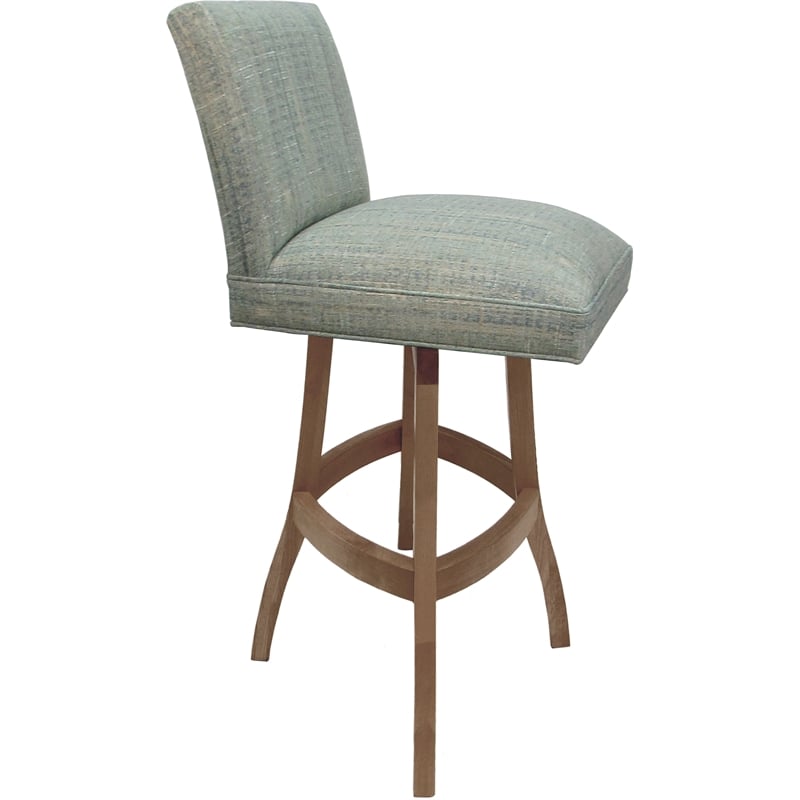Set of 3 Swivel Wood Counter Stools 26