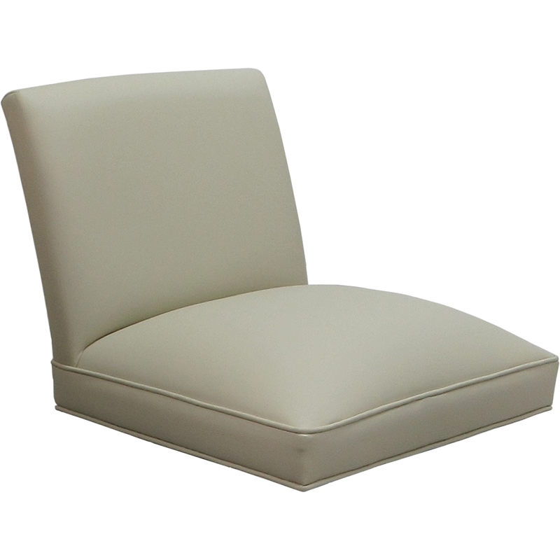 Set of 3 Extra Tall Swivel Wood Stools - Sommerville - Beige Vinyl - Dark Walnut