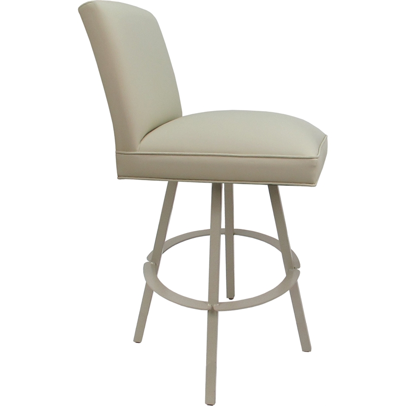 Set of 3 Swivel Metal Counter Stools 26