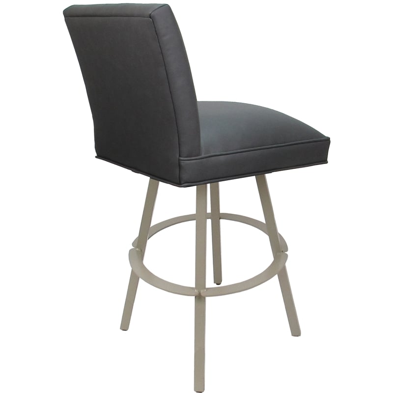 Set of 3 Swivel Metal Counter Stools 26