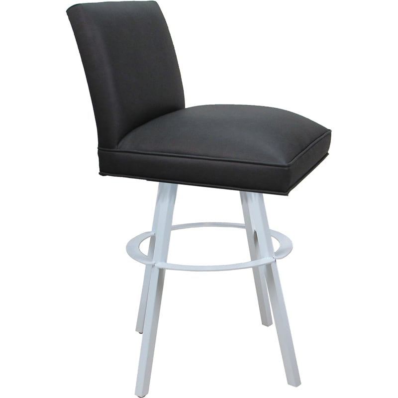 Set of 3 Swivel Metal Counter Stools 26