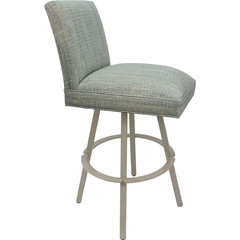 Set of 3 Swivel Metal Counter Stools 26