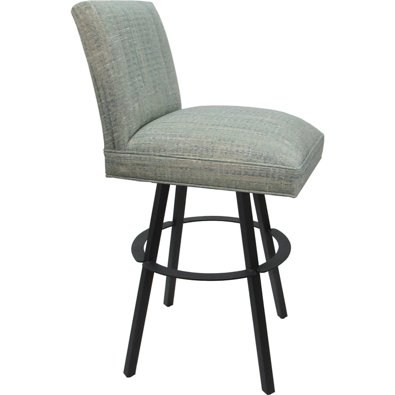 Set of 3 Swivel Metal Counter Stools 26