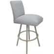 Set of 3 Swivel Metal Bar Stools 30