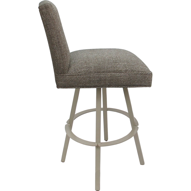 Set of 3 Swivel Metal Bar Stools 30