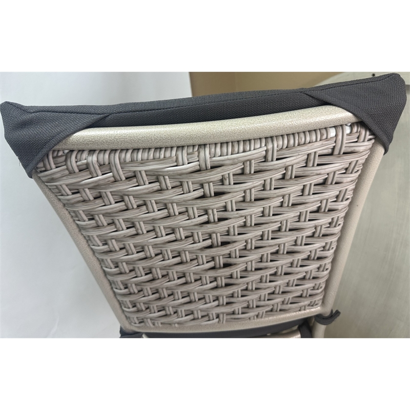 Outdoor/Indoor Swivel Extra Tall Stool - Ofir Armless Charcoal Fabric Dark Brown