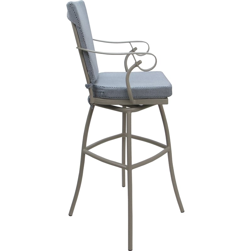 Outdoor/Indoor Metal Extra Tall Stool 34