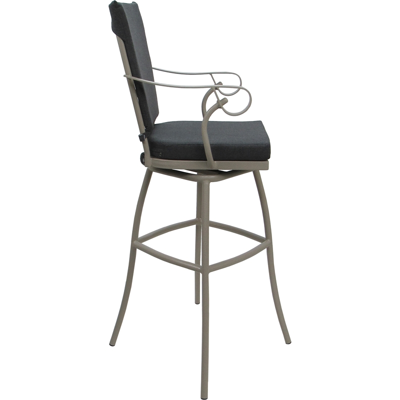 Outdoor/Indoor Metal Extra Tall Stool 34