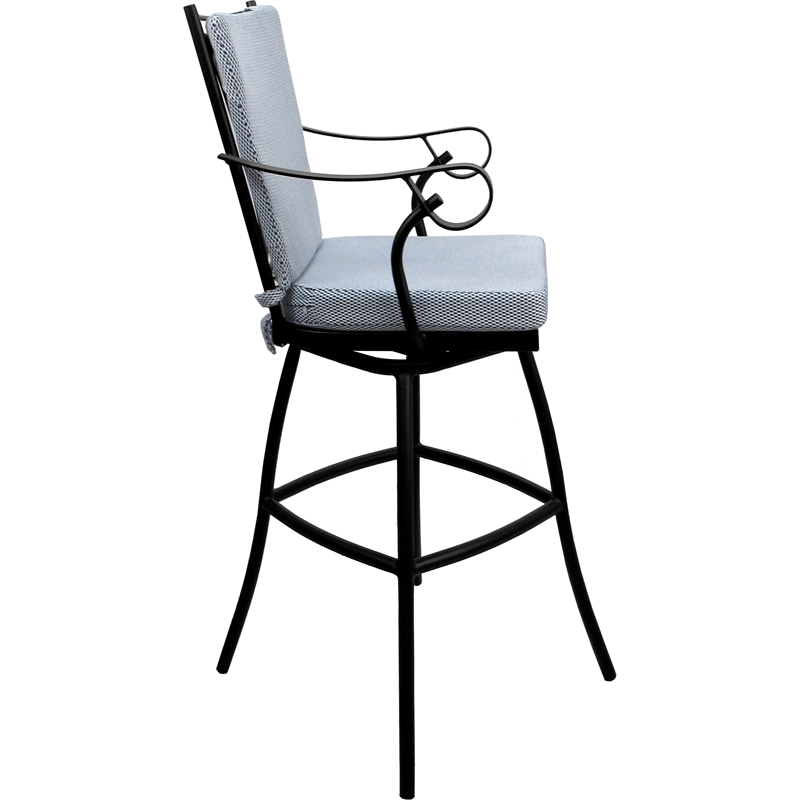 Outdoor/Indoor Metal Extra Tall Stool 34