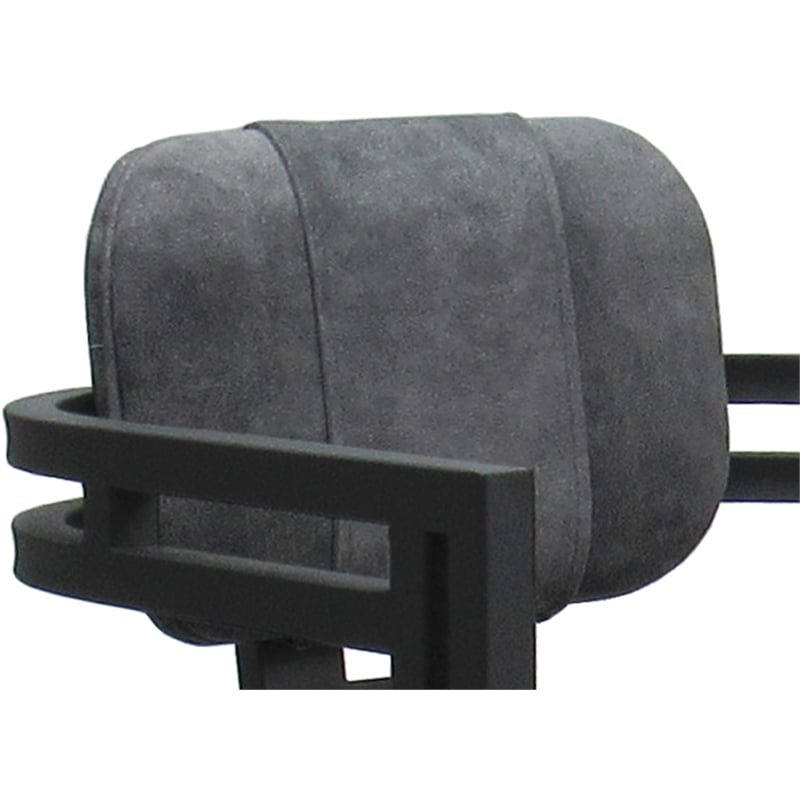 Swivel Metal Dining Caster Chair - Madir - Outlier Charcoal Fabric - Gray