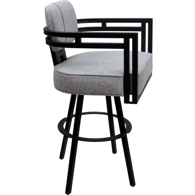 Extra Tall Swivel Metal Stool 34