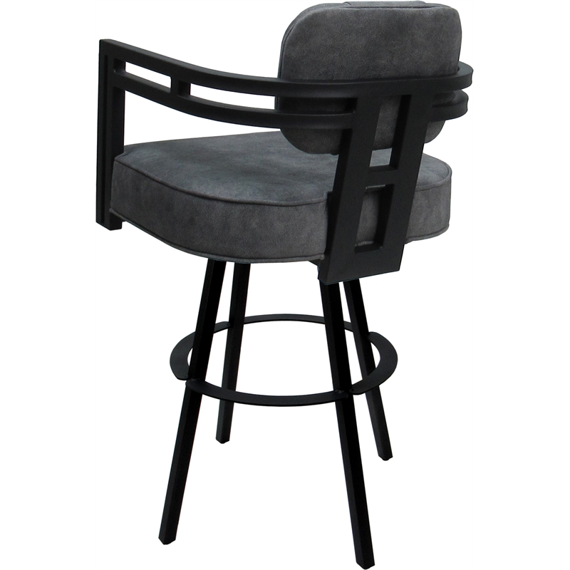 Extra Tall Swivel Metal Stool 34