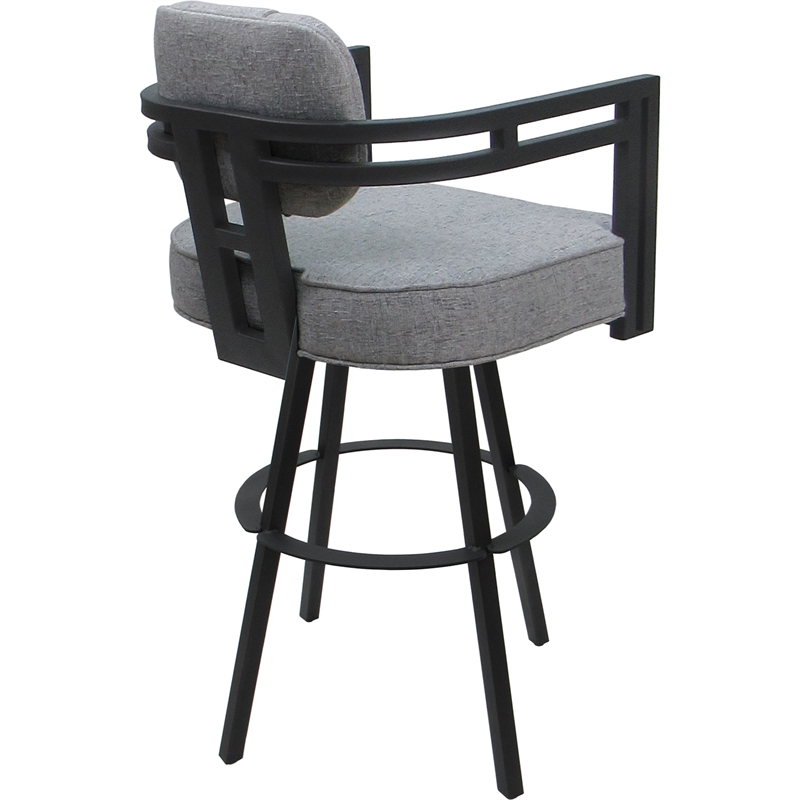 Extra Tall Swivel Metal Stool 34