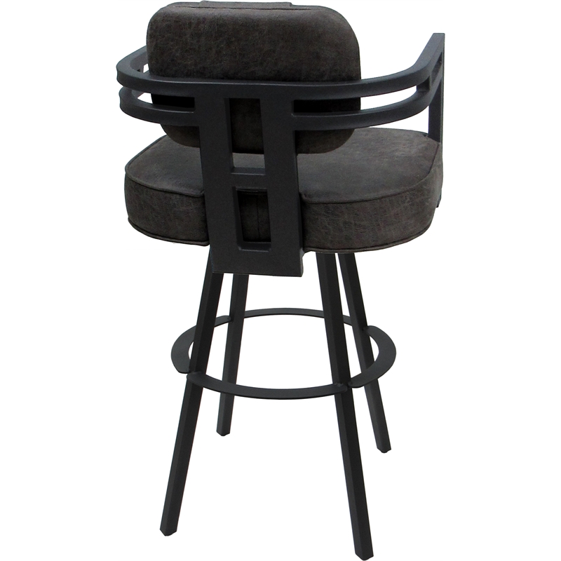Extra Tall Swivel Metal Stool 34