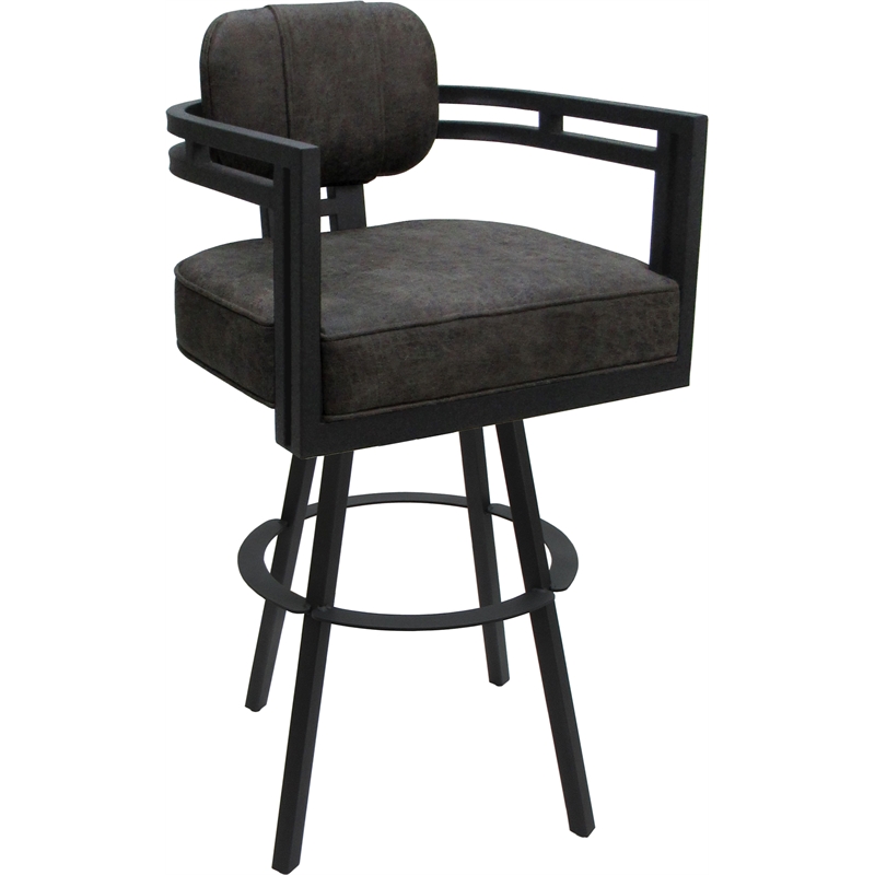 Extra Tall Swivel Metal Stool 34