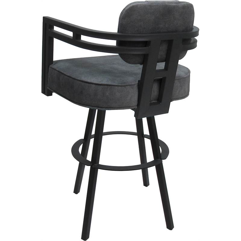 Extra Tall Swivel Metal Stool 34