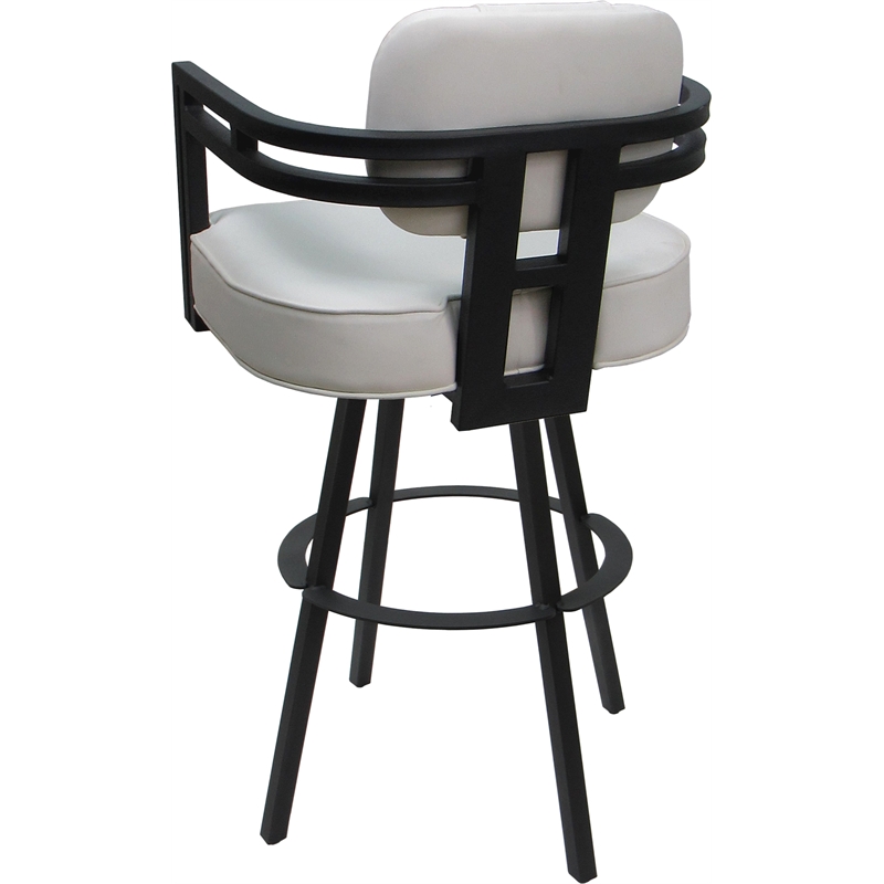 Extra Tall Swivel Metal Stool 34