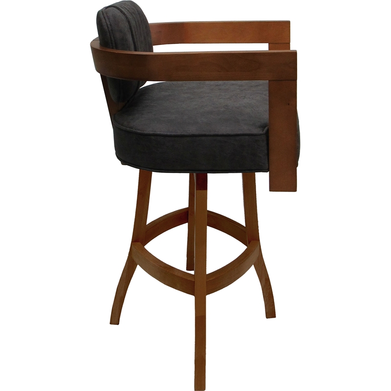 Swivel Wood Bar Stool 30