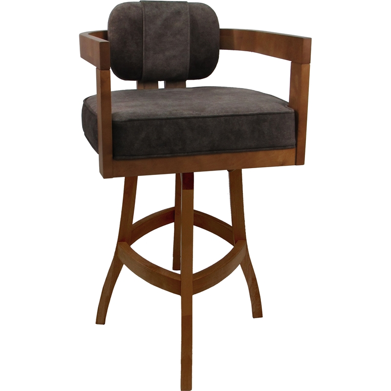 Swivel Wood Bar Stool 30