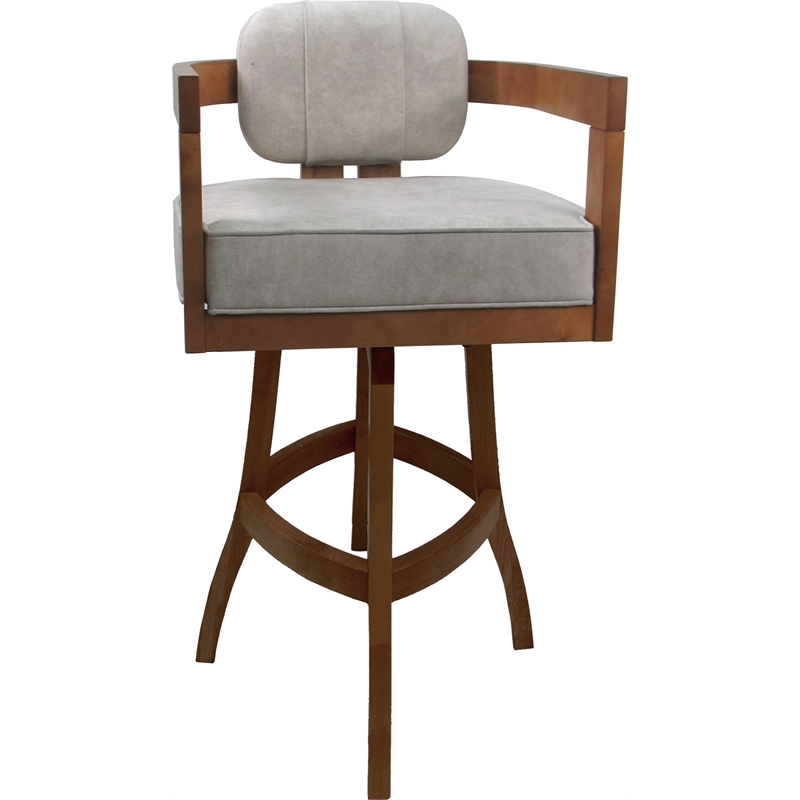 Swivel Wood Bar Stool 30