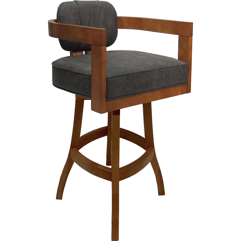 Swivel Wood Extra Tall Stool 34