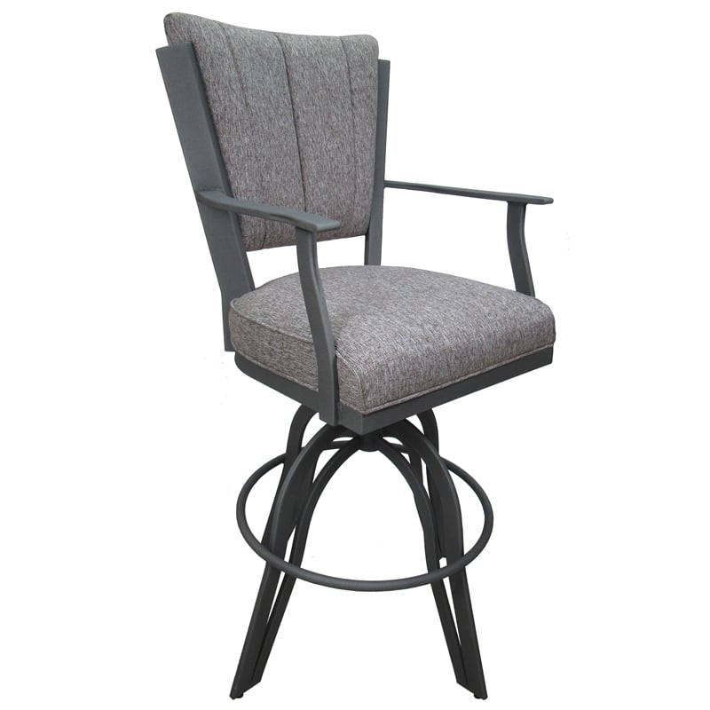 Swivel Tilt Metal Counter Stool 24