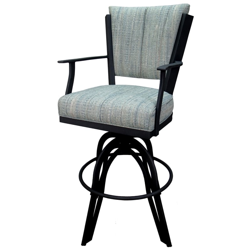 Swivel Tilt Metal Counter Stool 24