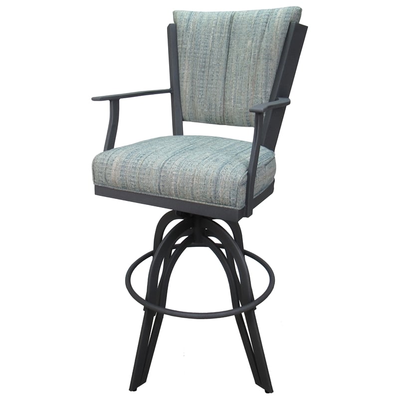 Swivel Tilt Metal Counter Stool 24