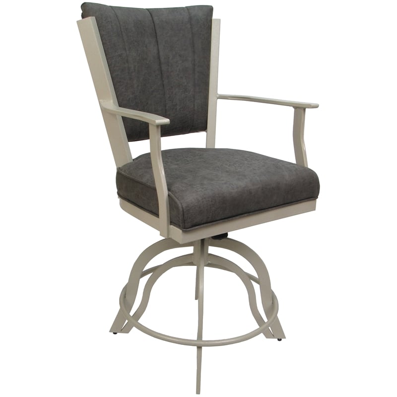 Swivel Tilt Metal Counter Stool 24