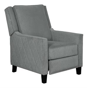 lane furniture essex modern/contemporary pushback recliner in gray