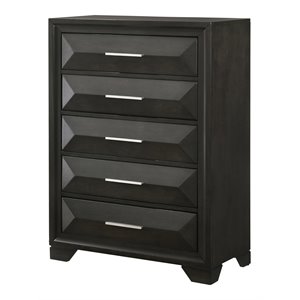 lane furniture 1063 aria casual transitional wood chest in black