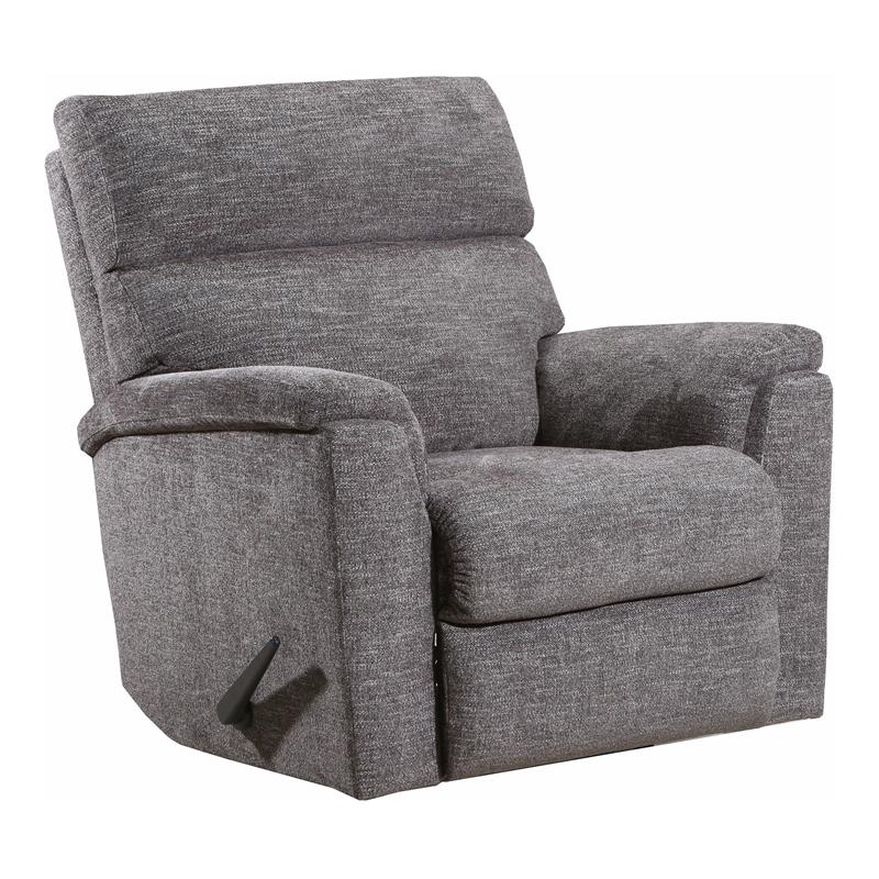 Lane Furniture 4221 Ronan Polyester Rocker Recliner in Handwoven Pewter ...