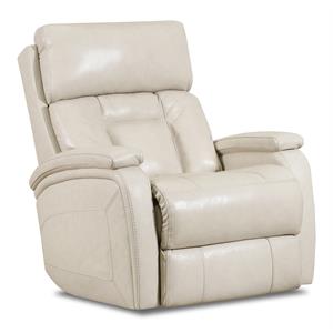 lane furniture supervalue leather powered rocker recliner chair in ice cream