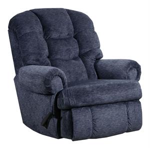 lane furniture 4501 magnus polyester rocker recliner in torino blue depths