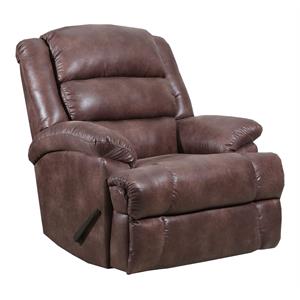 lane furniture 4502 titus polyester h&m rocker recliner in padre mocha brown