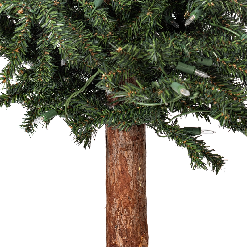 Vickerman 4/5/6' Natural Alpine Artificial Christmas Trees in Green (Set of 3)