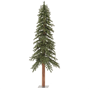 Vickerman 72&quot Plastic Natural Alpine Artificial Christmas Tree in Green