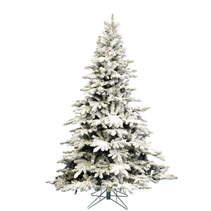 Vickerman 90&quot Plastic Utica Fir Artificial Christmas Tree in White