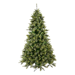 Vickerman 102&quot Cashmere Slim Multi-Color LED Artificial Christmas Tree in Green